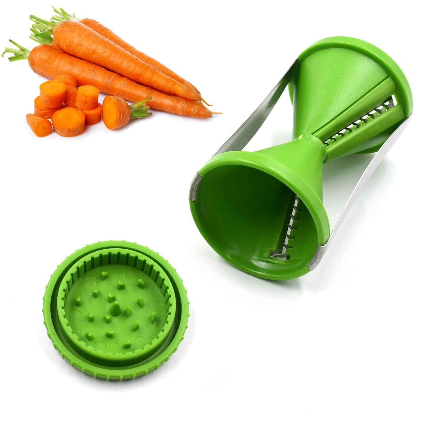 1852A Portable Spiralizer Vegetable Slicer Handheld Spiralizer Peeler Stainless Steel Spiral Slicer For Salad Vegetables Fruit Slicer 1852A Portable Spiralizer Vegetable Slicer Handheld Spiralizer Peeler Stainless Steel Spiral Slicer For Salad Vegetables Fruit Slicer